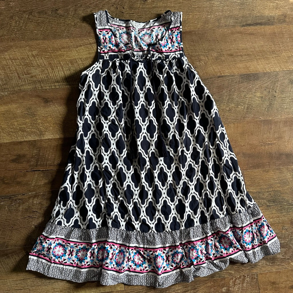 Women's Crown & Ivy Petite Maxi Dress Black White Pink Blue PS